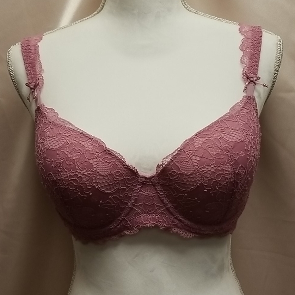 Eve's Temptation 38B Rose Lisianthus Push-up Bra - Picture 1 of 7